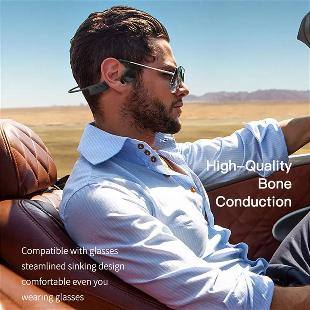 Tai Nghe Không Dây Dẫn Truyền Xương Bluetooth IPX8 Chống Nước Bơi Tai Nghe Với 32G RAM Mp3 Nhạc MicrophoneFor Xiaomi Sony