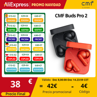 Global Verison CMF by Nothing Buds Pro 2 50 dB Hybrid Active Noise Cancellation Wireless Earbuds IP55 BT5.3 CMF Buds Pro 2