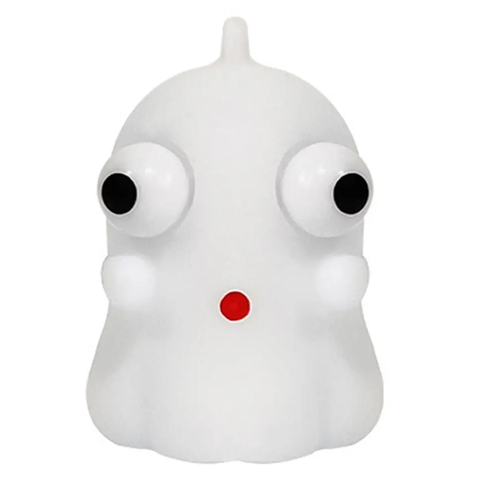 Ghost Pumpkin Squeeze Toys Skull Non Stick Pumpkin Fidget Toys Staring Blankly Funny Halloween Fidget Toy Soothing Toy