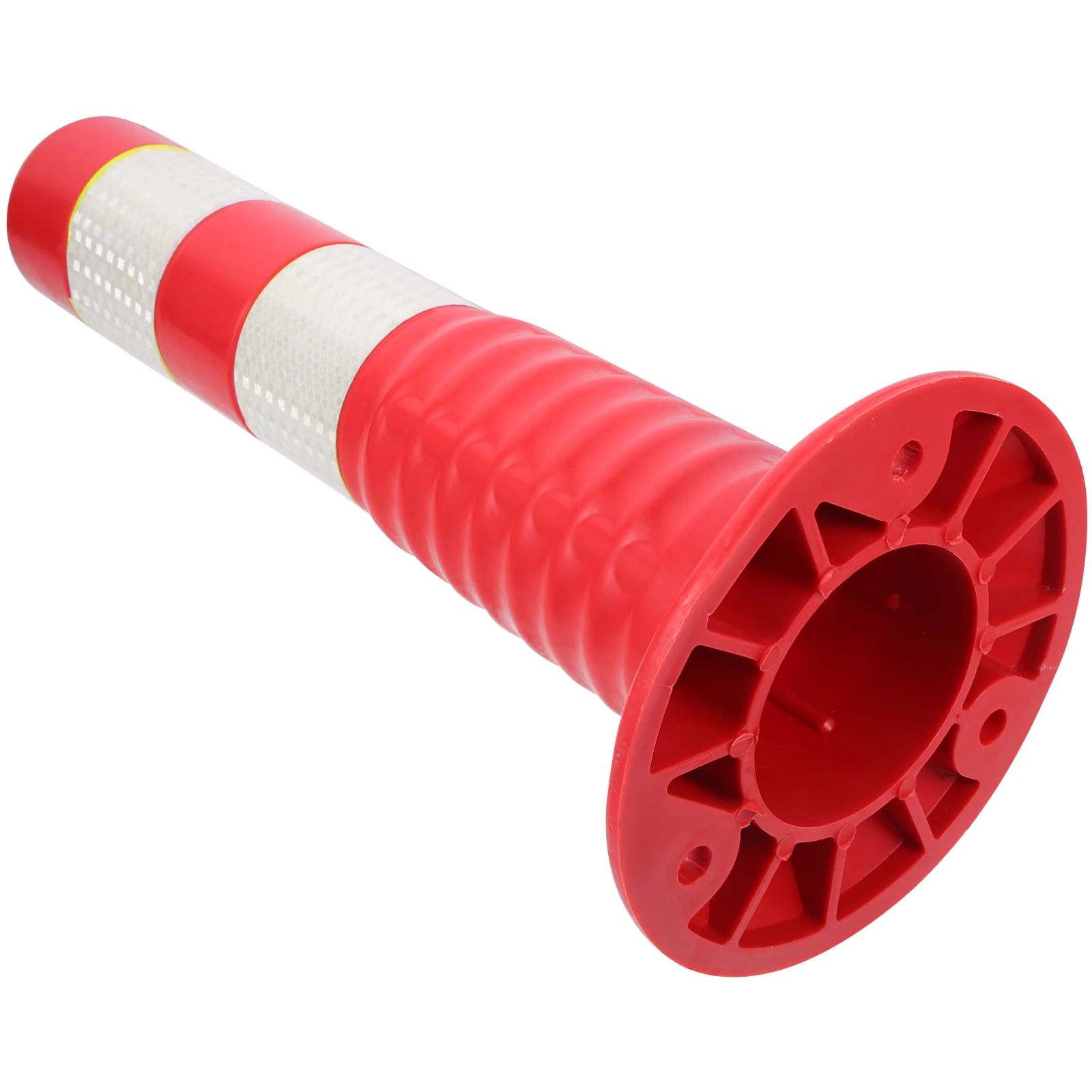 

Crash Column 450MM Red White Plastic Barricade Warning Post Traffic Facility Reflective Isolation Pile Road Column