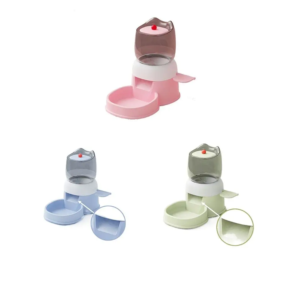 وعاء نافورة مياه بسعة كبيرة قابل للفصل مع نافورة مياه أوتوماتيكية لتغذية الحيوانات الأليفة فصل جاف ورطب موزع طعام الكلاب