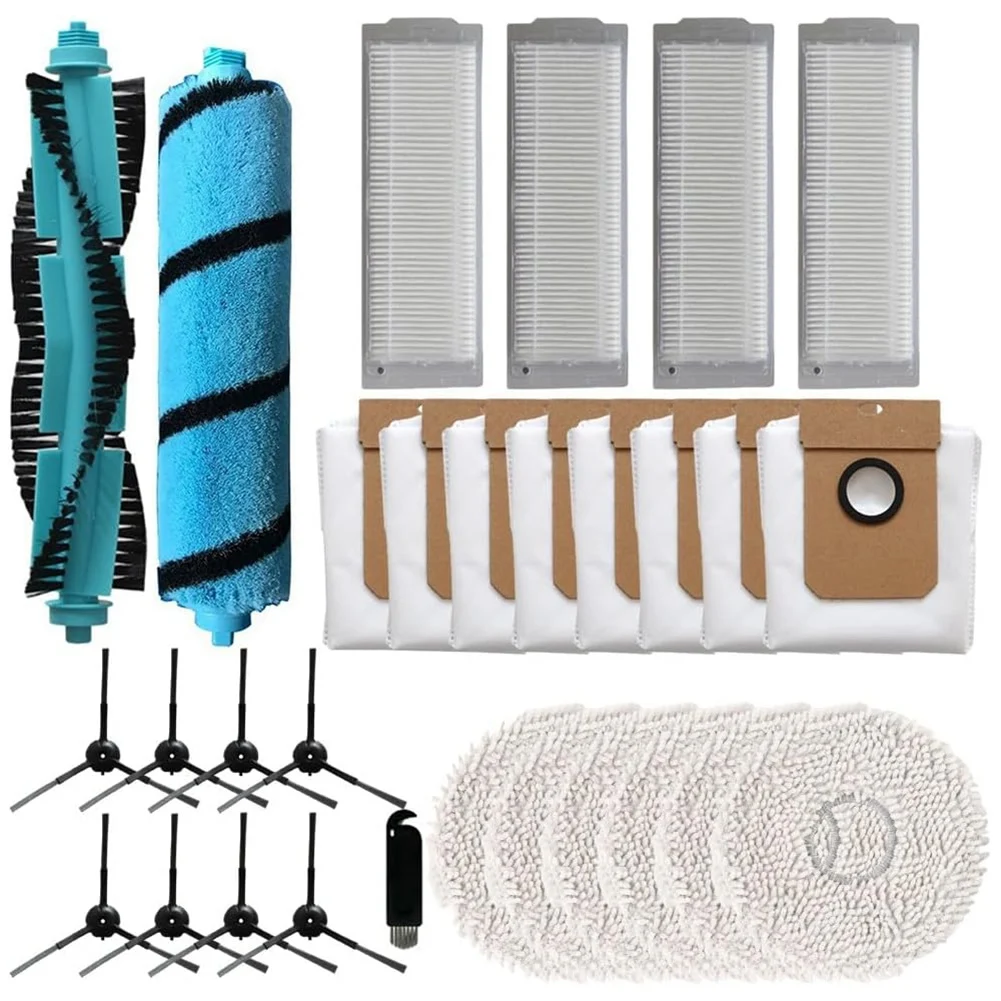 Abrg-para cocotec conga 11090 robô aspirador de pó escova lateral principal filtro hepa mop pano sacos poeira acessórios