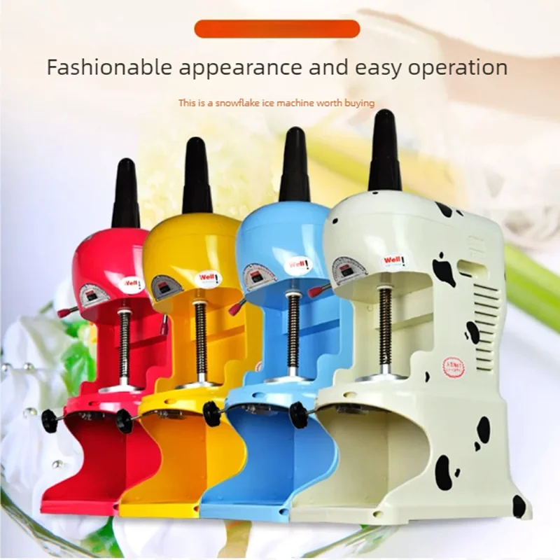 Ready to Ship Commercial Electric Ice Shaver Shave Ice Machine for Sale Bubble Tea Shop