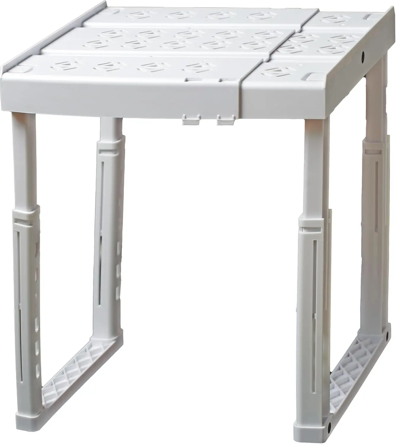 

Adjustable Locker Organizer Shelf, Fits School Office Gym Lockers, White