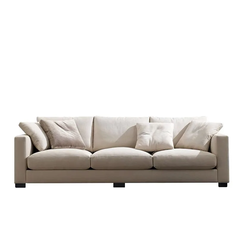 

Nordic fabric sofa modern simple double triple living room