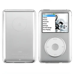 Clear Hard Protective Skin Case Cover for Apple iPod Classic 6th 7th 80GB 120GB Thin 160GB(10.5mm Thickness)