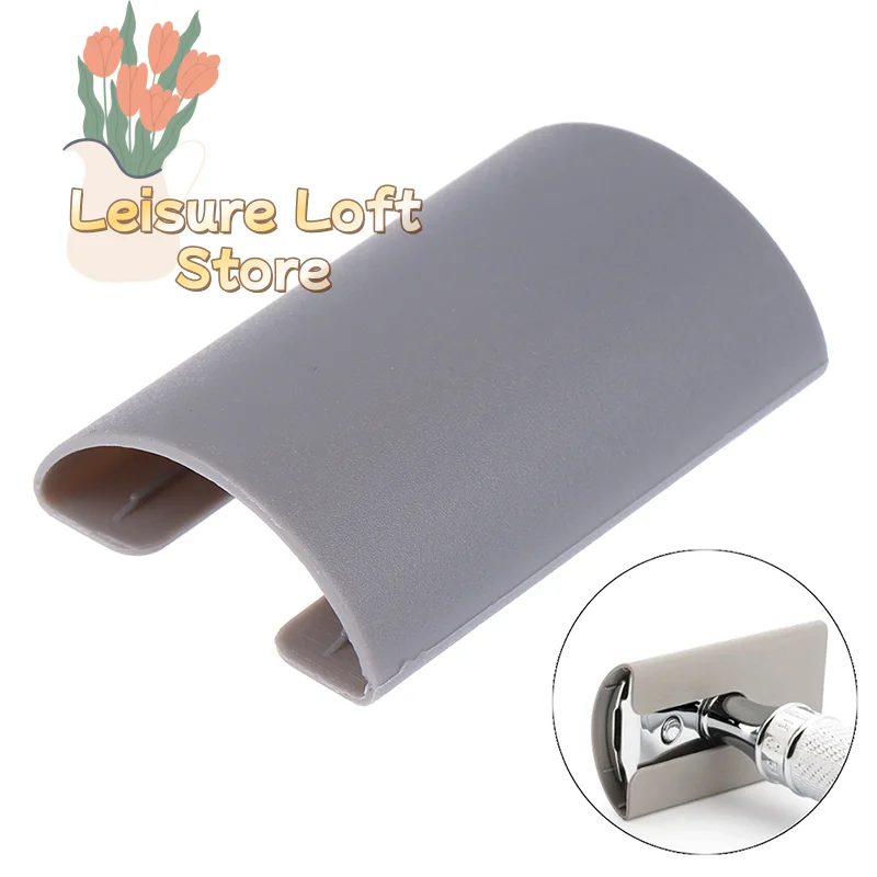 Safety Razor Head Cover Universal Fit for Long Handle Razors Durable Plastic for Travel & Storage Protection