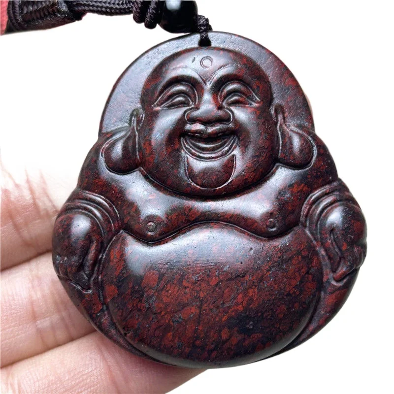 

Buddha Gong Pendant Big-bellied Smiling Buddha Necklace Maitreya Buddha Pendant Safety Sign