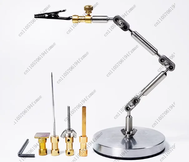 Accessories Long Bracket (Mini) + 6 Heads, Round Bottom Mini, Fixed Position, Stainless Steel Universal Metal Holder