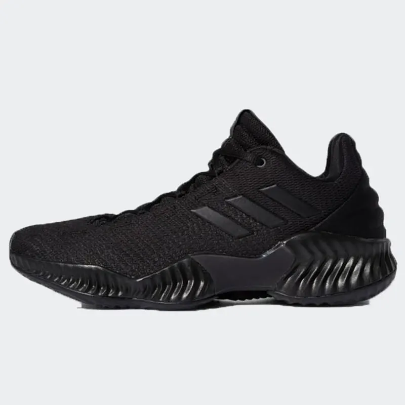 حذاء كرة السلة Adidas الرسمي الأصلي للرجال باللون الأسود Warrior On-Court FW0905