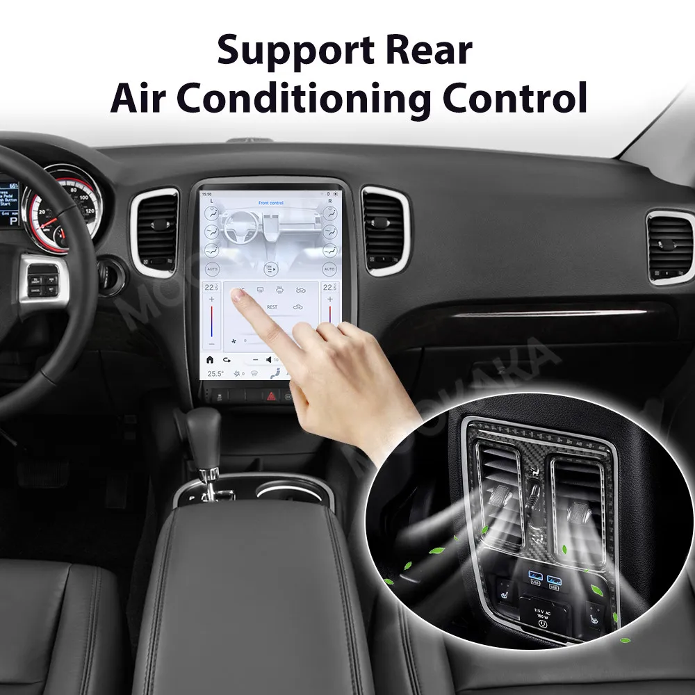 Автомобильный мультимедийный плеер Android 13, стерео для Dodge Durango 2011-2013, GSP навигация, авторадио, Qualcomm 13,8 дюйма, головное устройство Carplay