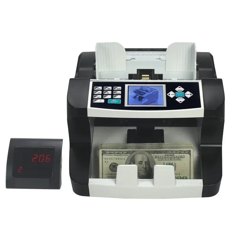 آلة فرقة العملات المتعددة المبلغ الإجمالي آلة عد العملات الخارجية RMB USD كاشف العملات اليورو #1