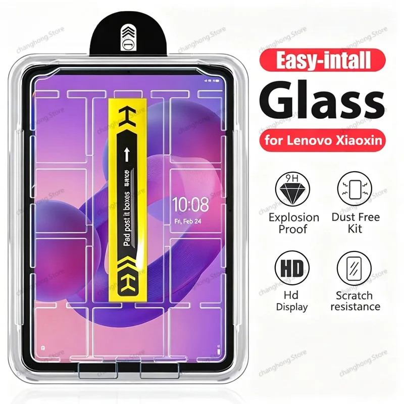 Easy Installation Tempered Glass Film for Lenovo Idea Tab Plus Pro 12.7 11 12.1 inch Xiaoxin Pad Pro 13 GT13 Accessories