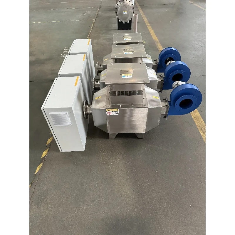 Calefacción central para construcción Conductos de aire eléctricos industriales Calentador de ventilador de aluminio de 380 voltios de alta eficiencia para sala de secado