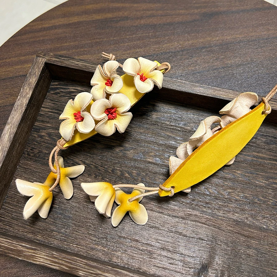 Cow Leather Flower Pendant Bag Charm Purple Flower Keychain Bag Pendant Decoration High Luxury Girl Gift Bag Accessories Handbag