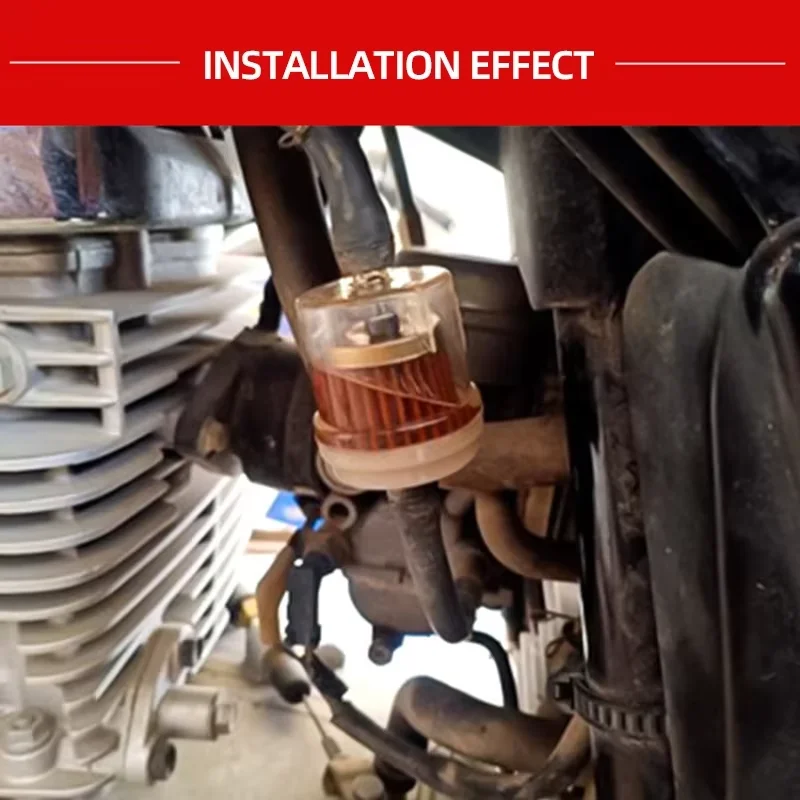 العالمي البنزين فلتر الوقود الغاز سيارة مرشحات الوقود الداخلية دراجة نارية سكوتر البنزين فلتر زيت أداة موتو ATV مرشح الوقود