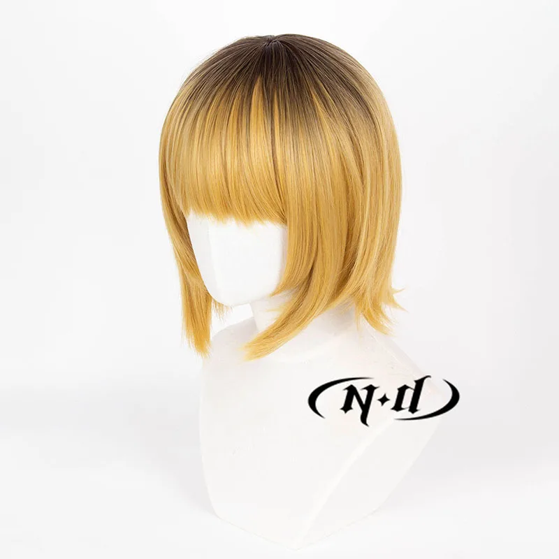 ND Mem-Cho Cosplay Wigs Oshi no Ko Cosplay Anime Brown Hair Wigs for Comic Con Coser Costume Party Heat Resistant Synthetic