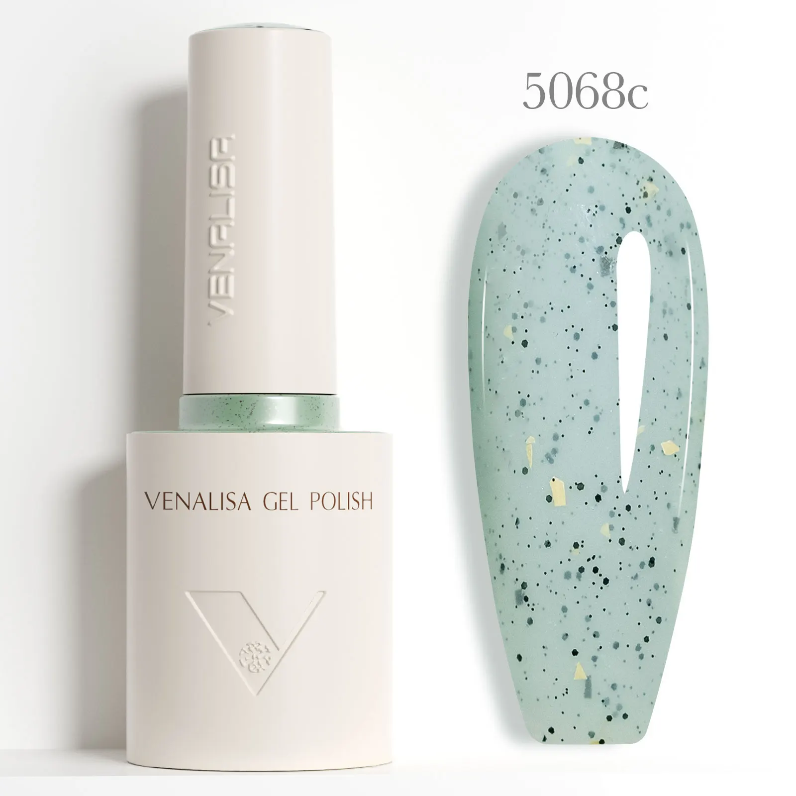 1pc Venalisa Nagel Gel Polnisch Milchig Weiß Halb Transparent Hema Frei Soak Off UV LED Gel Lack Weichen Pinsel runde Form Pigment