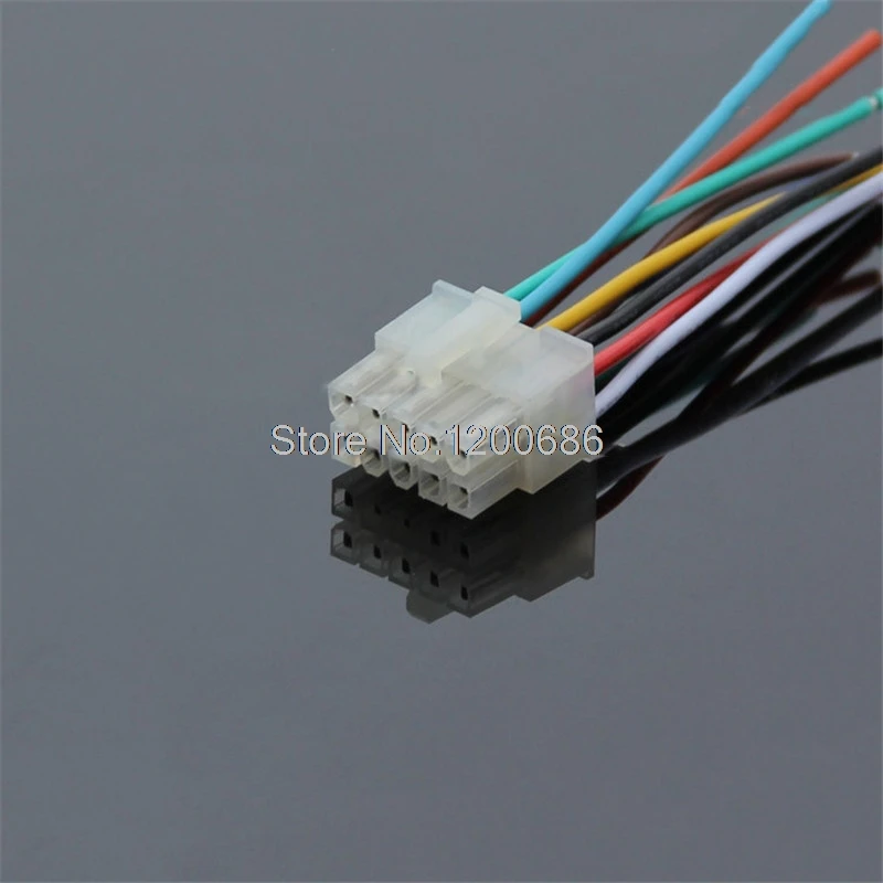 

10PIN 18AWG 30CM 5557-10R 4.2 Housing Molex 5557 Series 4.2 mm 2x5pin 39012100 10 pin Molex 4.2 2*5pin 10p wire harness