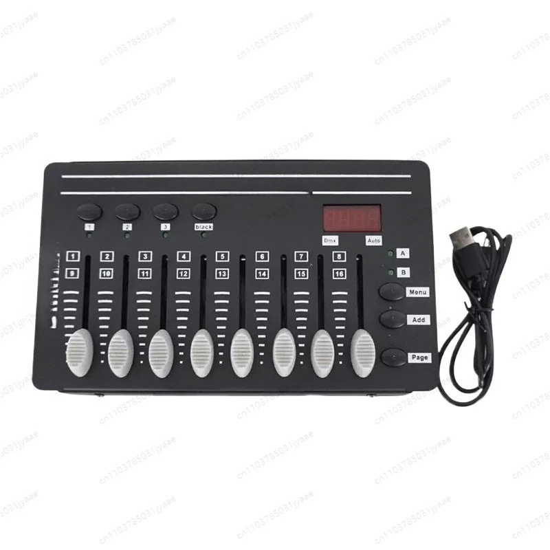 

Mini DMX-48 Rechargeable Power-Free Par Light Speed Light DJ Portable Small Performance Light Digital Console DMX Controller
