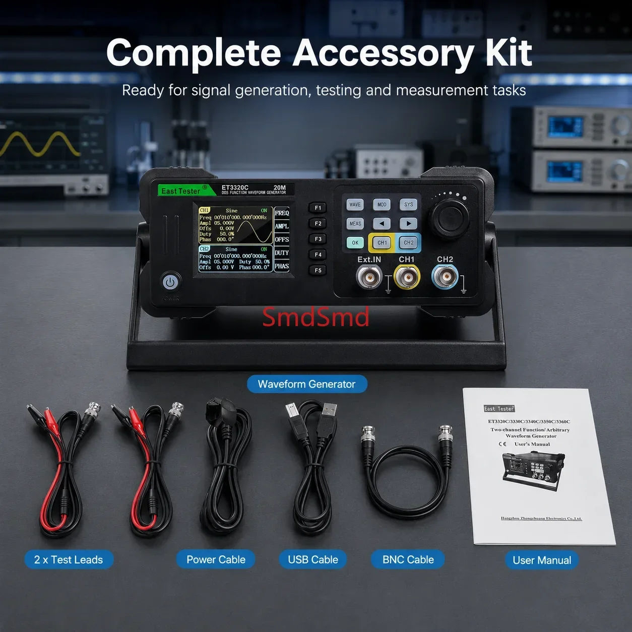 Cheap Price ET3320C/ET3360 20M DDS Arbitrary Waveorm Function Signal Generator