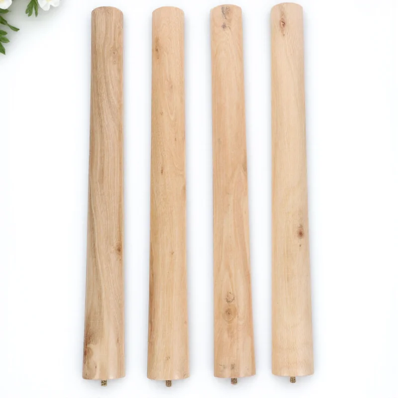 4Sets Wood Furniture Legs High Durability Furniture Feet Sofa Bed Table Cabinet Replacement Legs Wood Table Leg Extenders