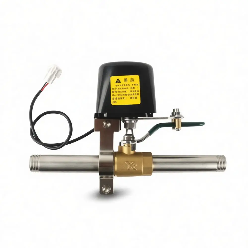 Electric Gas Valve Actuator Wired 12V Automatic Shutoff Manipulator For Home Kitchen Gas Pipeline Leakage Protection
