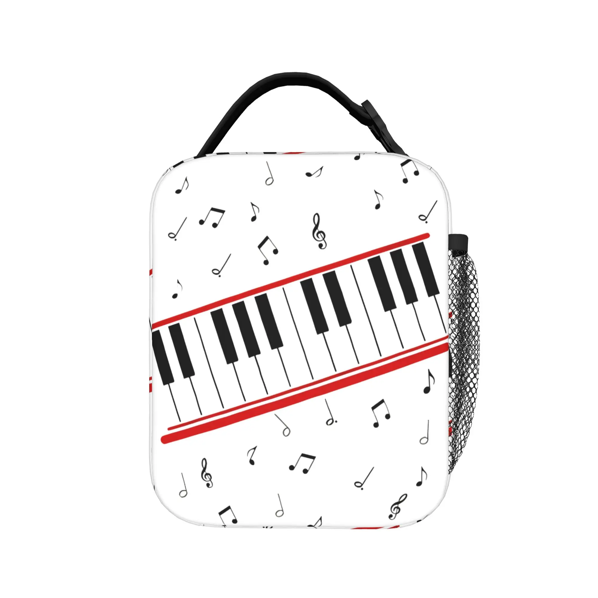 Beat It MJ Pop King Piano Insulated Lunch Bag M-Michaels Lunch Container Thermal Bag Tote Lunch Box Beach Travel Bento Pouch