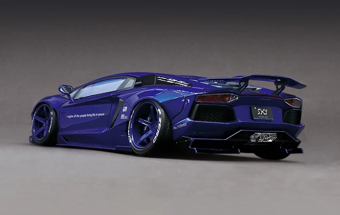 Aoshima 05991 Static Assembled Car Model Toy 1/24 Scale For LB Works Lamborghini Aventador Ver.2 Car Model Kit