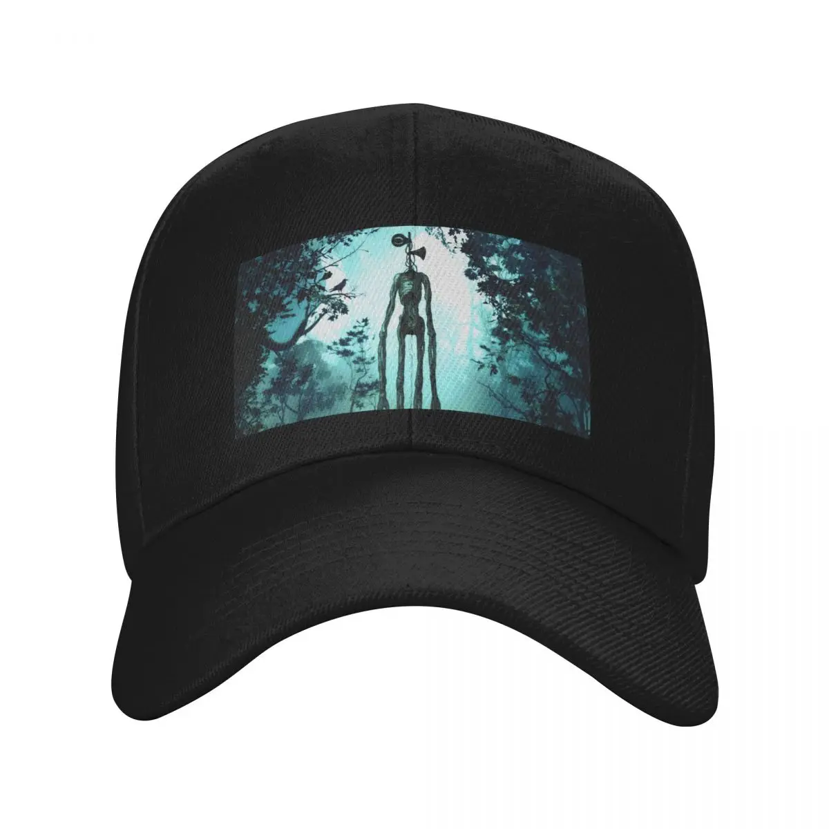 Siren head in horror background Baseball Cap Golf Ball Cap Women's Hats Men's