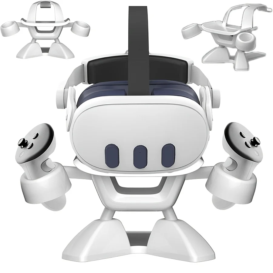 

2025 Virtual Reality Headset Stand Easy Install Compatible with Oculus Quest 2 Quest Rift Rift S Valve Index VR Headset & Touch