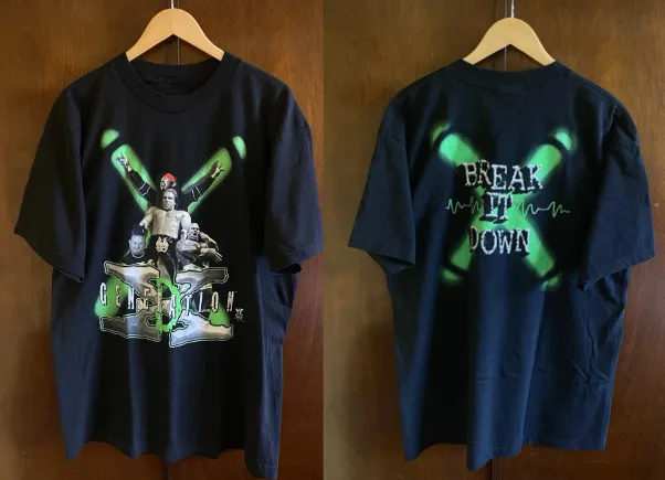 Vintage WWF D-Generation X T Shirt - DX, Triple H, X-pac, Road Dogg, Billy Gunn