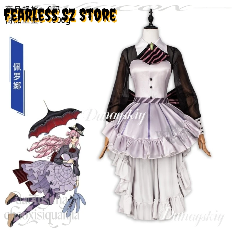 Perona Cosplay Anime Pirate Novel HEROINES Kawaii Classic Lolita Halloween Retro Palace Style Light Pinkish Purple Cake Dress - view 3