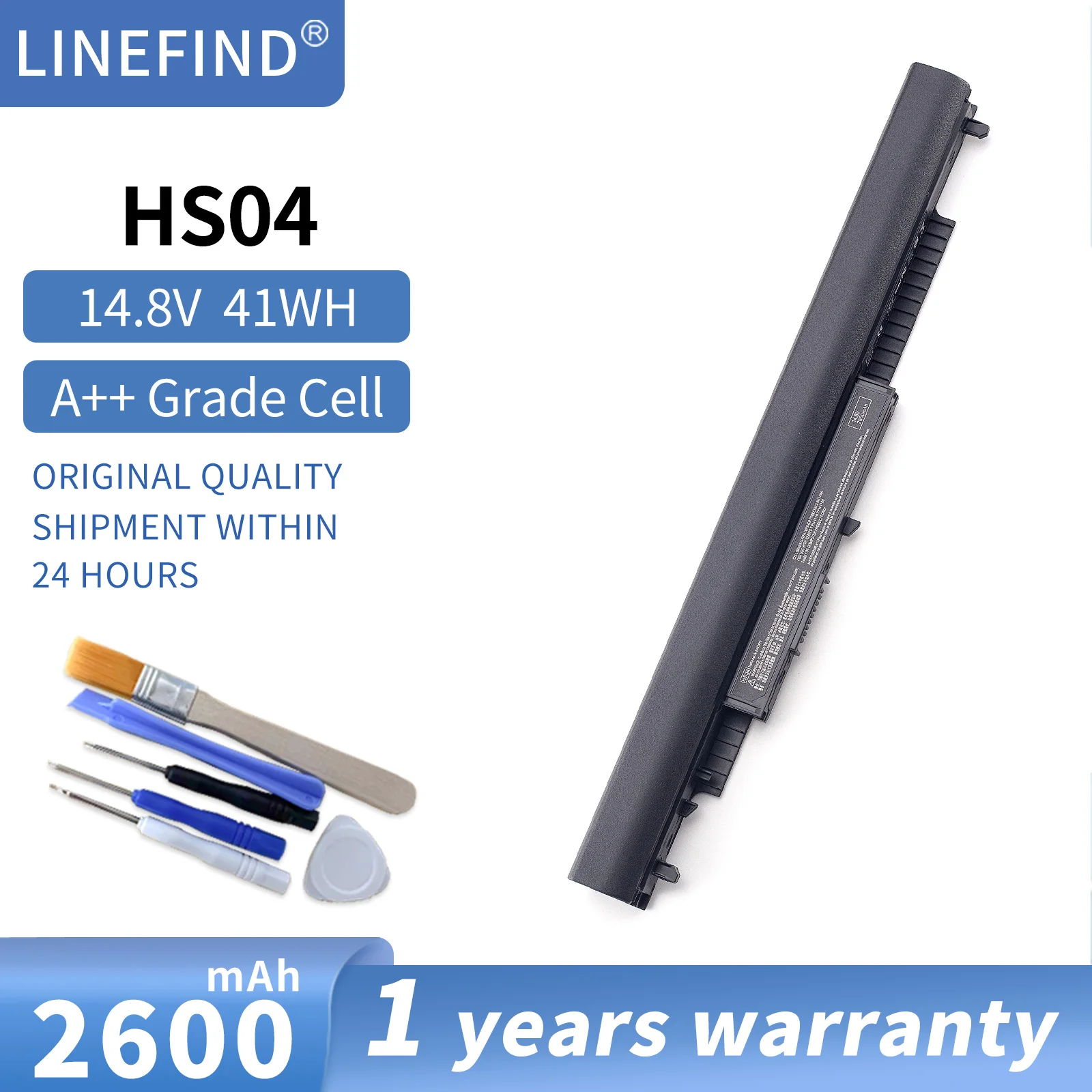 HS03 HS04 Laptop Battery For HP Pavilion 14-ac0XX 15-ac121dx 255 245 250 G4 240 HSTNN-LB6U HSTNN-LB6U HSTNN-PB6T/PB6S