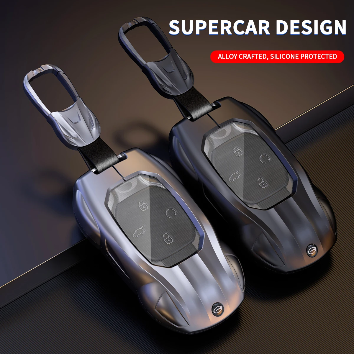 Zinc Alloy Car Remote Key Case Cover Holder Shell For Trumpchi GAC GS8 GS3 Empow J11 J12 J13 J14 J15 J16 Emzoom GS7 GM8 Keychine