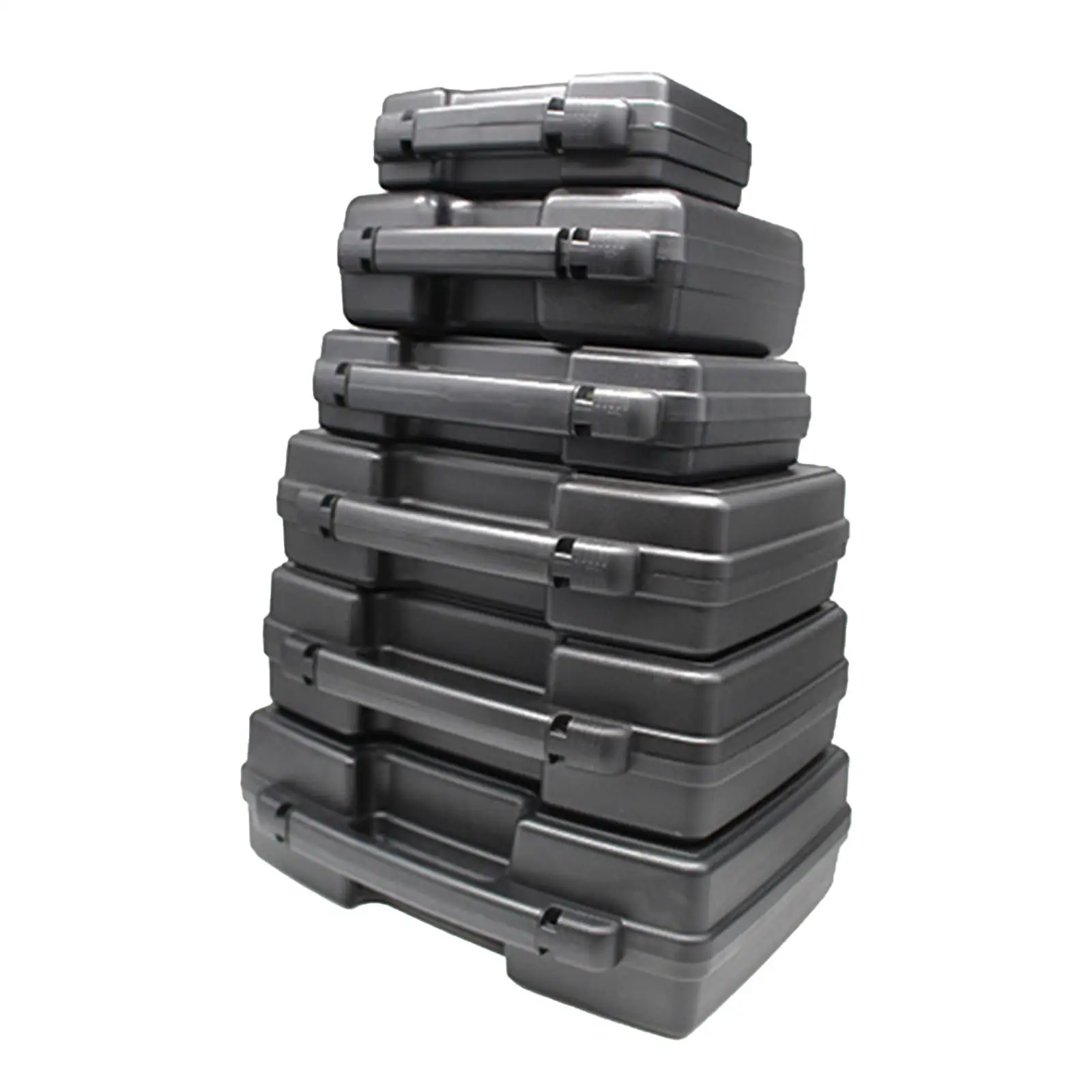 Protective Instrument Tool Box with Sponge Small Parts Carry Tools Multifunction Empty Anti Impact DIY Compartment Storage Case