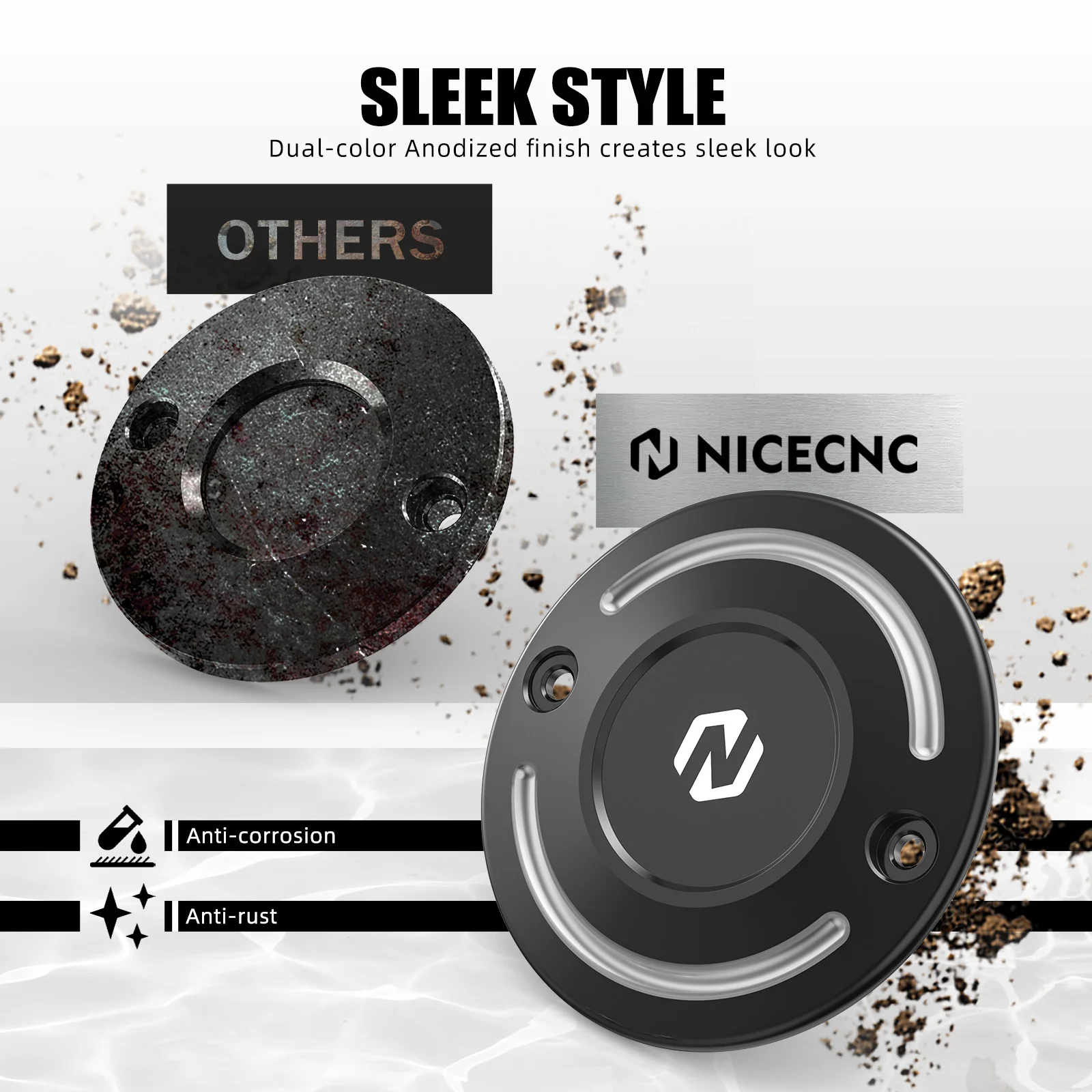 NICECNC ل هارلي ثمانية وأربعين XL1200X 2010-2022 غطاء الموقت ل هارلي الحديد 1200 XL1200NS الحديد 883 XL883N سبورتستر 883 1200