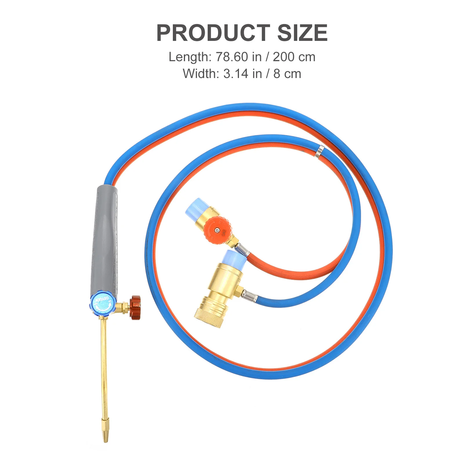 شعلة لحام الأكسجين 2 متر أنبوب مرونة لا مثيل لها خريطة وقود البروبان متوافق مع شعلة البروبان الصغيرة طقم لحام الأكسجين