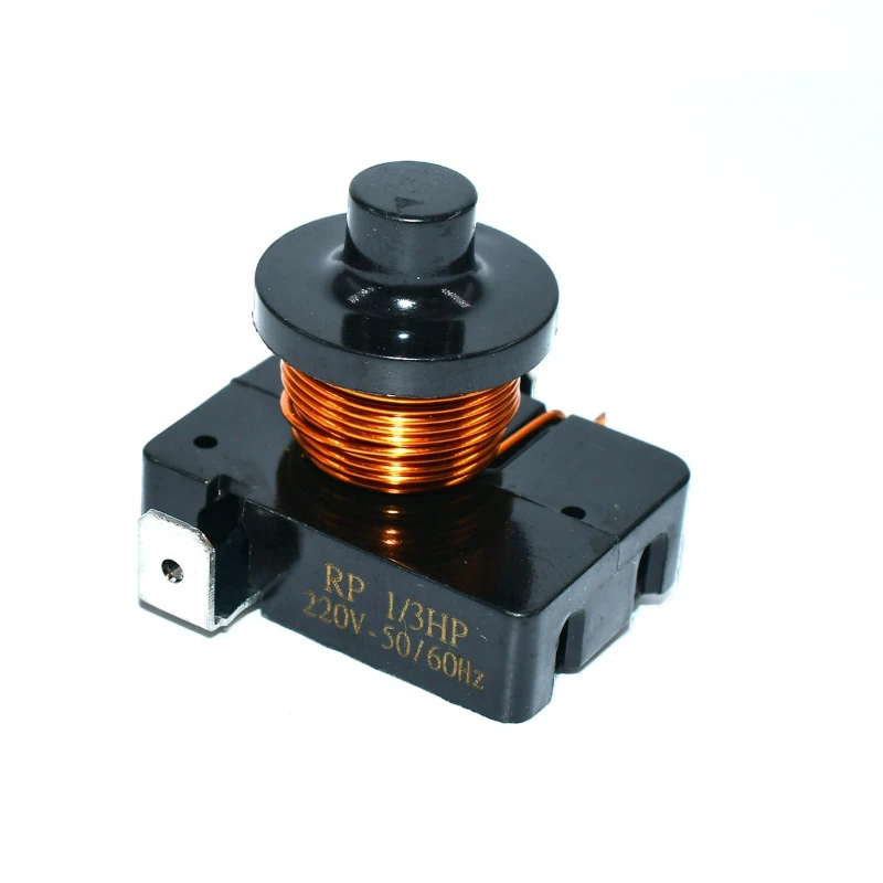 Suitable for Refrigerator Hammer Type 1/3HP Starter with 3 Pins Current Start Relay Heavy Duty Starter