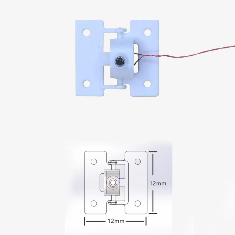 3PCS DIY RC Model Aircraft Power Accessories 0.3g Electromagnetic Rudder Micro Mini Magnetic Actuator Server Servo Used 1S 3.7V