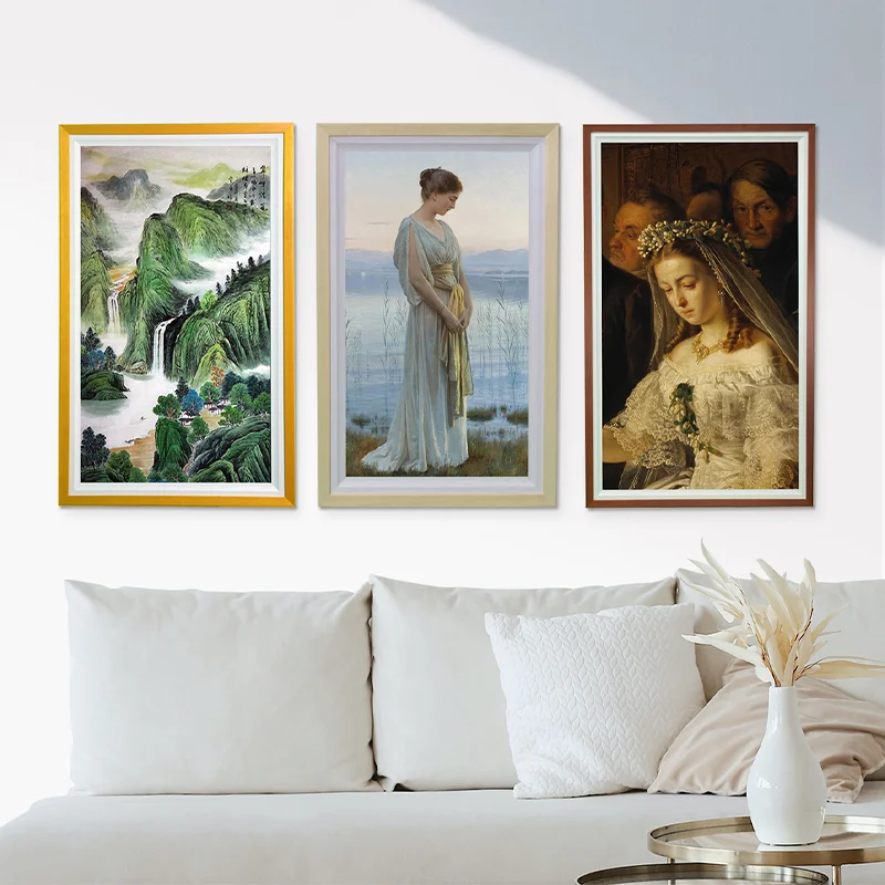 

32-Inch Touch Screen Digital Picture Frame Auto-Rotate Wall Mountable 4K Resolution Indoor Use SDK OEM Remote Content Management