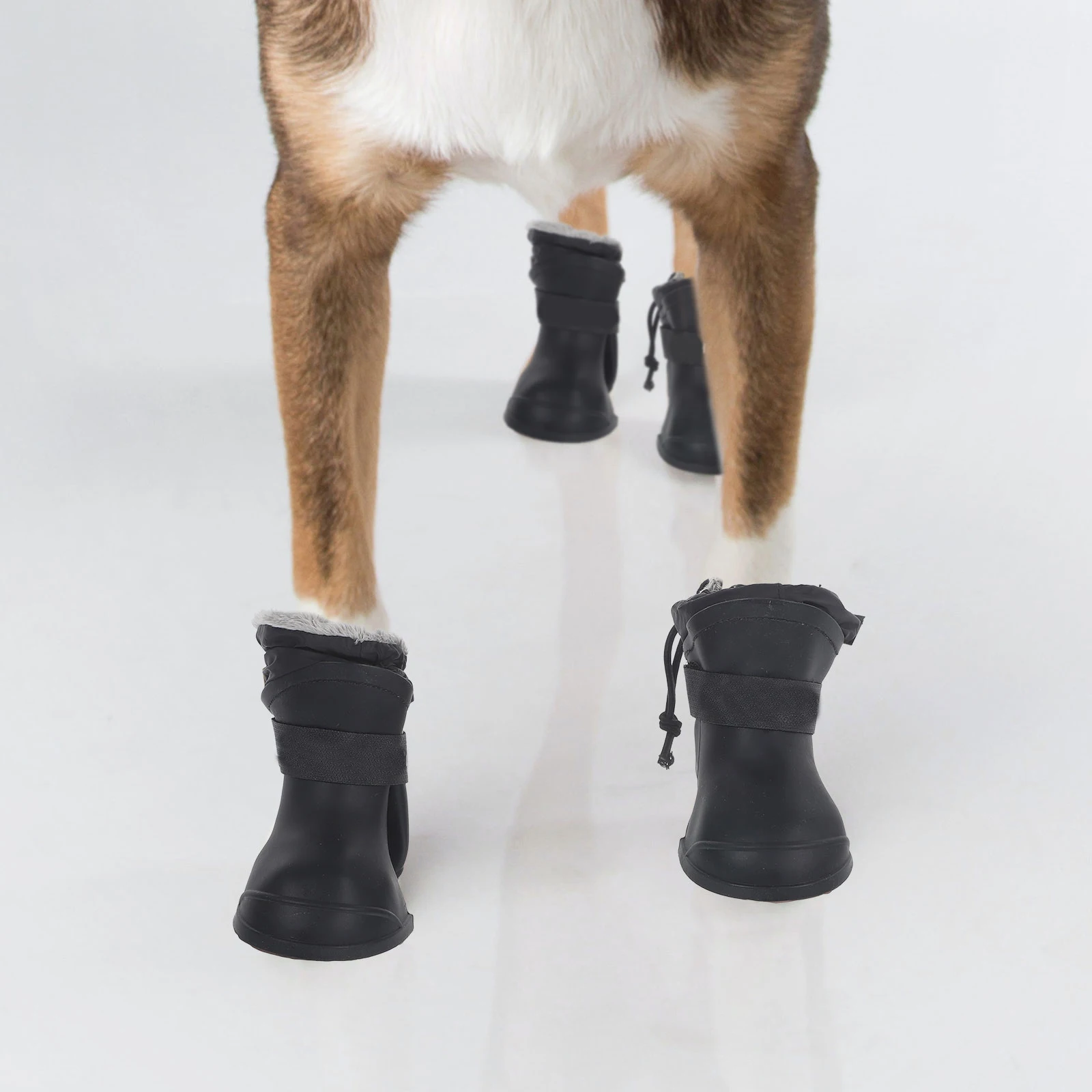 

4 Pcs Waterproof Pet Rain Boots Non-slip Shoes Outdoor for Dog Footwear Silica Gel
