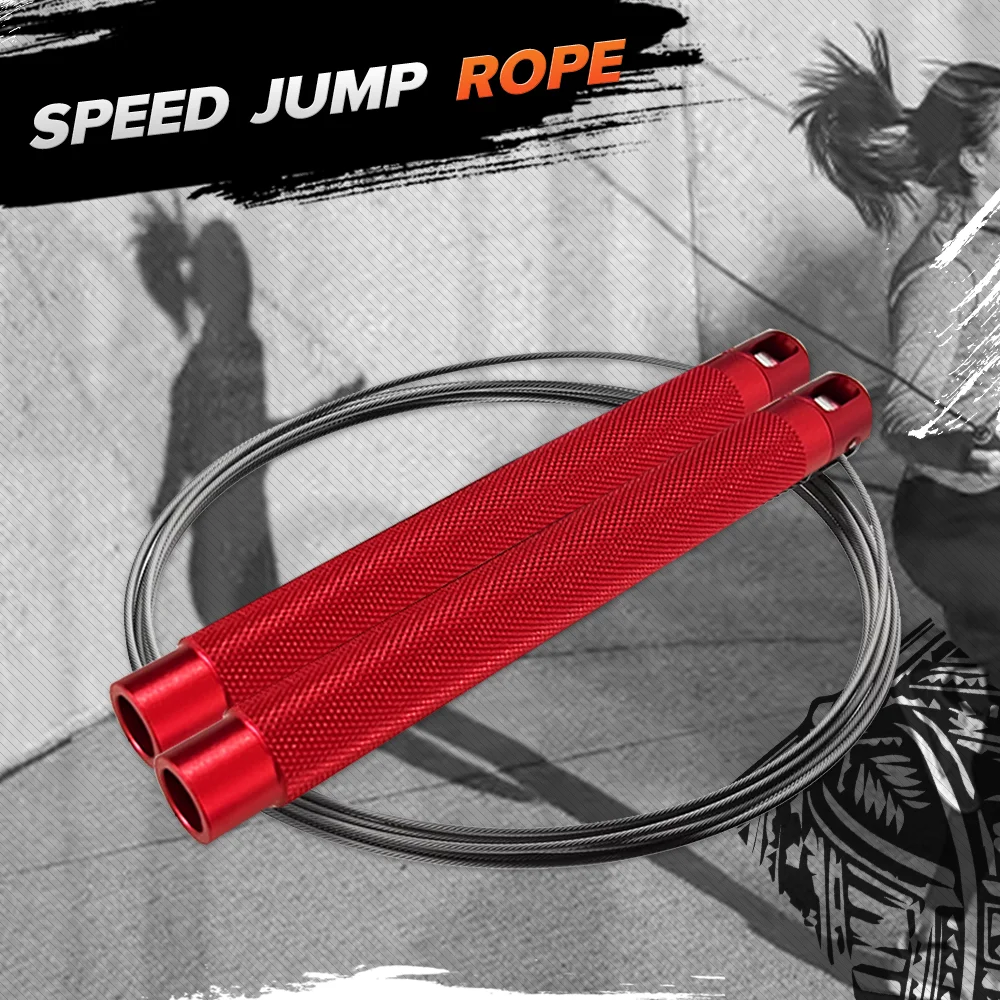 Cable Speed Rope - Adjustable Tangle Free Jump Rope with Ball Bearings,줄넘기 ,saltar la cuerda