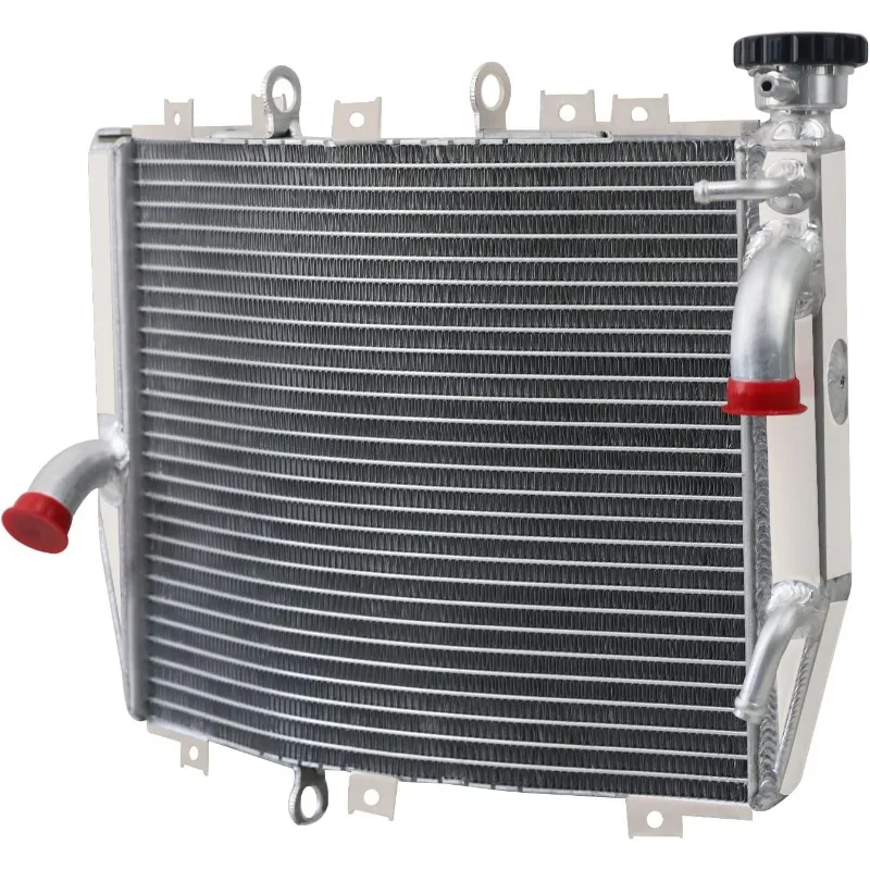 مبرد مشعاع سباق من الألومنيوم لـ 2004-2005 04 05 كاواساكي نينجا ZX10R ZX 10R، مشعات دراجة نارية من الألومنيوم بصف واحد