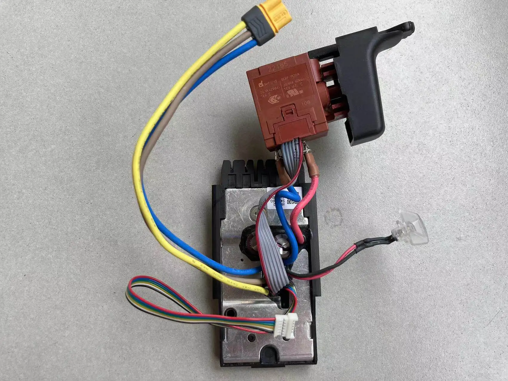 21.6V Brushless Control Switch Replacement Parts For Electric Driving Power Tool