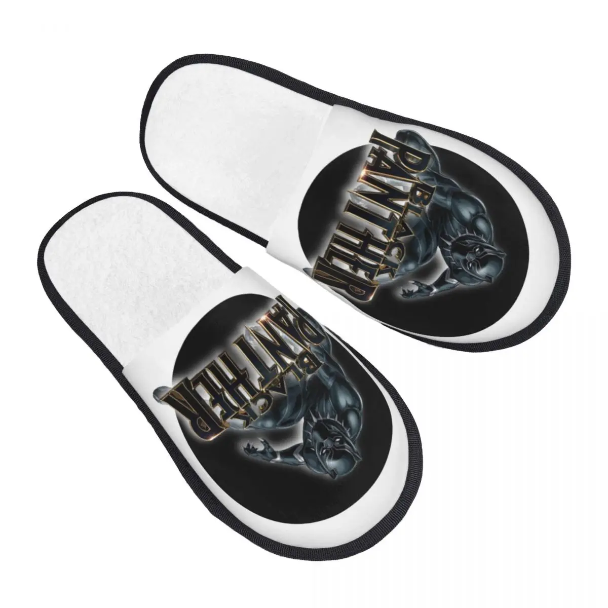 

Изготовленные на заказ тапочки для гостей из фильма «Черная пантера» для спальни, женские домашние тапочки