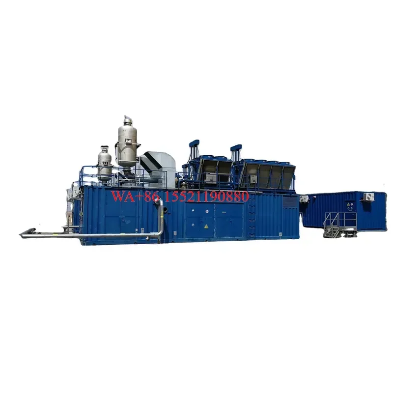 WMWMNU for Dynamic 1000GFZ-PWJ 1000kw Pyrolysis Gas Genset 16V190 Gas Generator 38% Efficiency 24V DC Electric Start