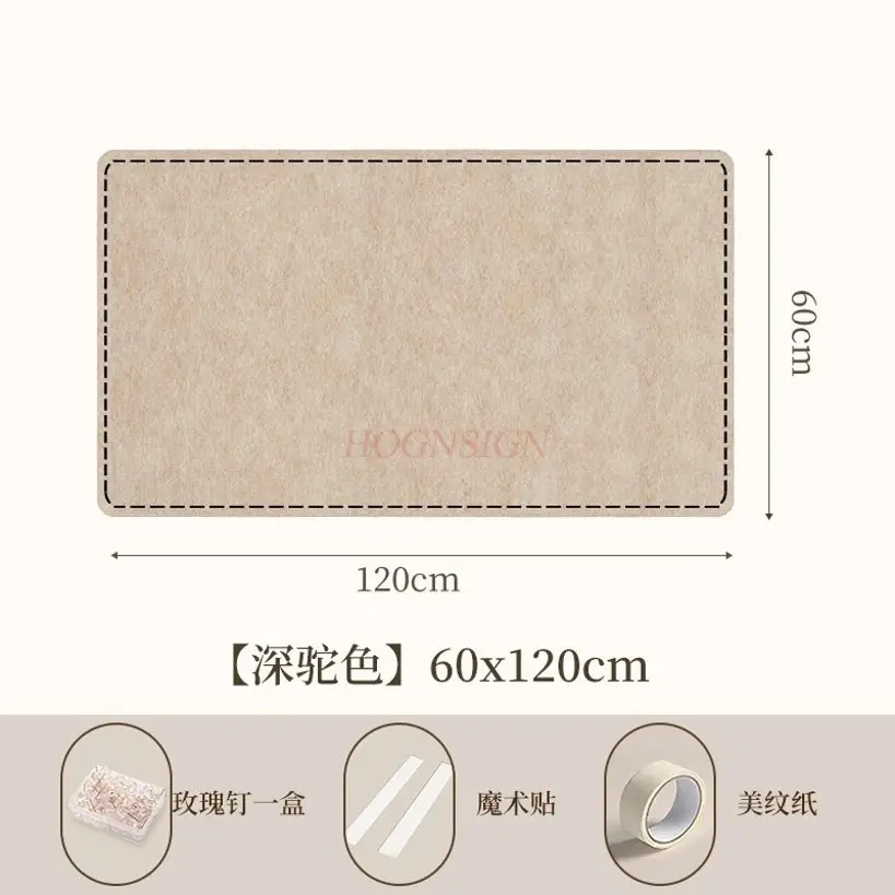 قطعة واحدة من ملصق الحائط للوحة اللباد، لوحة خلفية جدارية معلقة، إطار صورة يعرض لوحة جدارية من الصوف #1