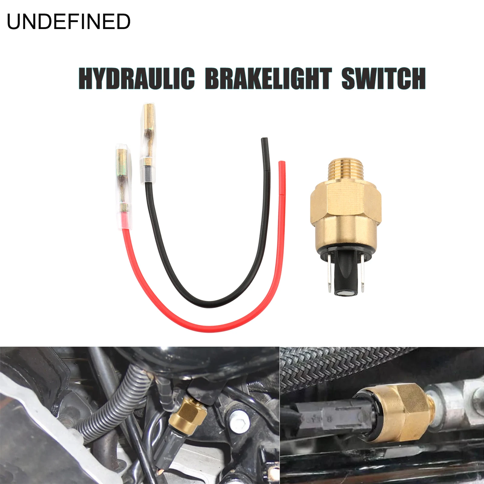 For Harley Touring Road King Sportster 883 1200 Dyna Softail Low Rider Fat Bob Breakout 2003-21 Hydraulic Brakelight Stop Switch