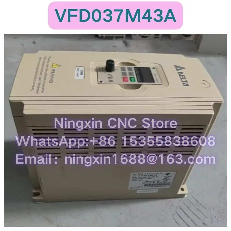 Used VFD037M43A Inverter Functional test OK Fast delivery